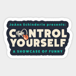 Control Yourself Comedy Sticker